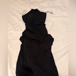 Zara Black Backless Dress